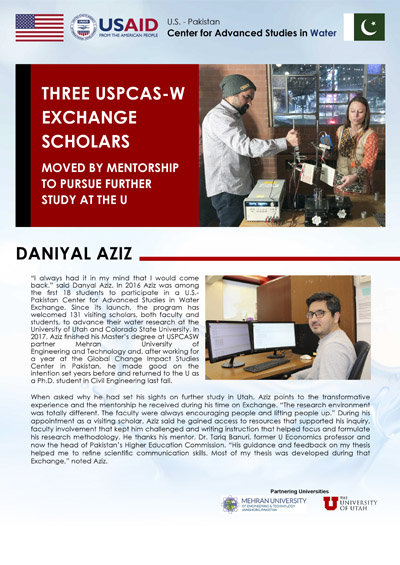 Three Exchange Scholars