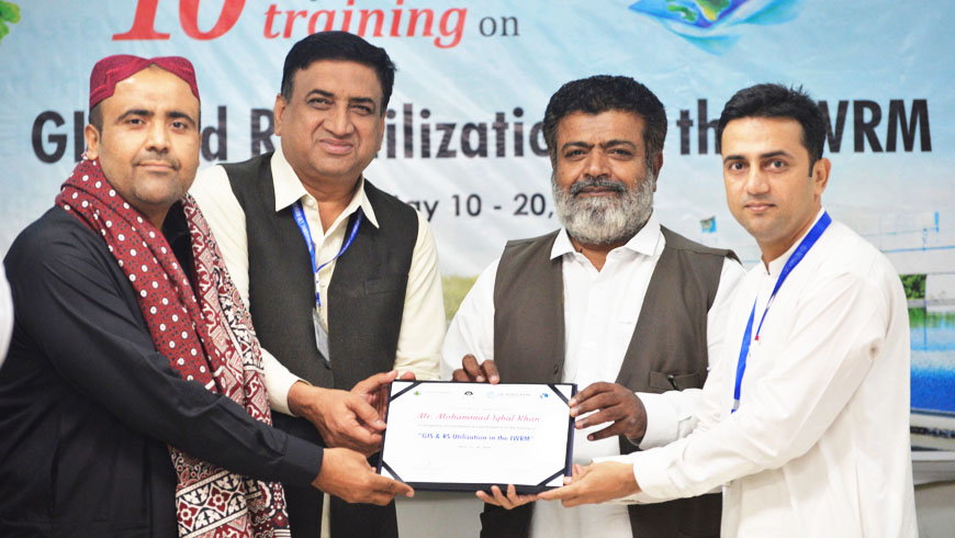 10-days training on “GIS and RS Utilization in IWRM” for the Officials of the Government of Balochistan concluded on 20th May 2022