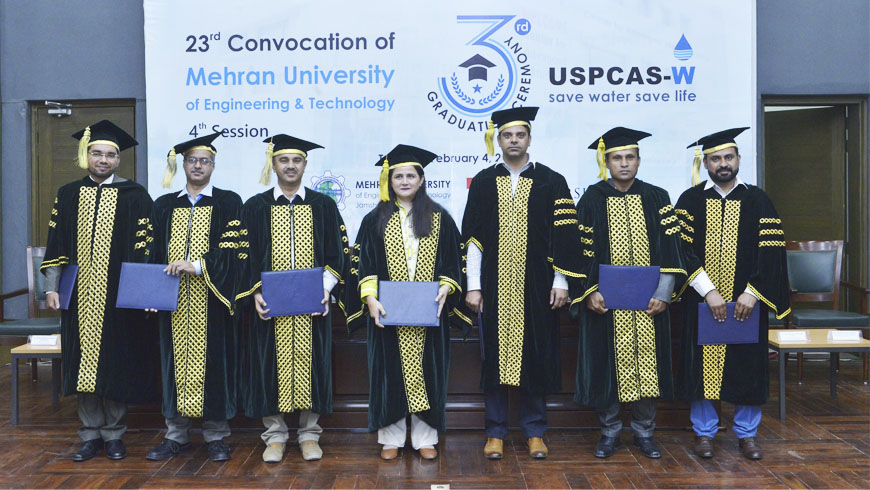 3rd Graduation Ceremony of USPCAS-W at Mehran University Jamshoro