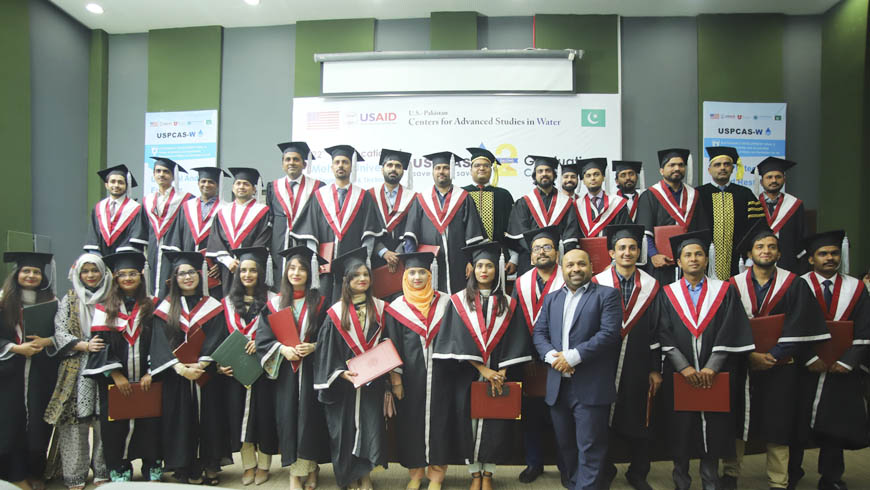 40 Students Graduate from U.S.-Pakistan Center for Advanced Studies in Water