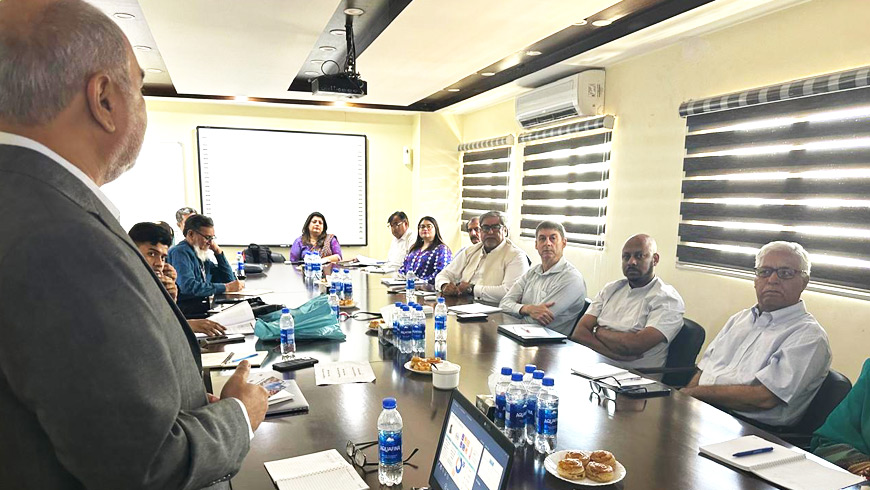 A significant meeting took place in Karachi between the Project Coordination & Monitoring Unit (P&D), the Government of Sindh (GoS), and teams from the U.S.-Pakistan Center for Advanced Studies in Water