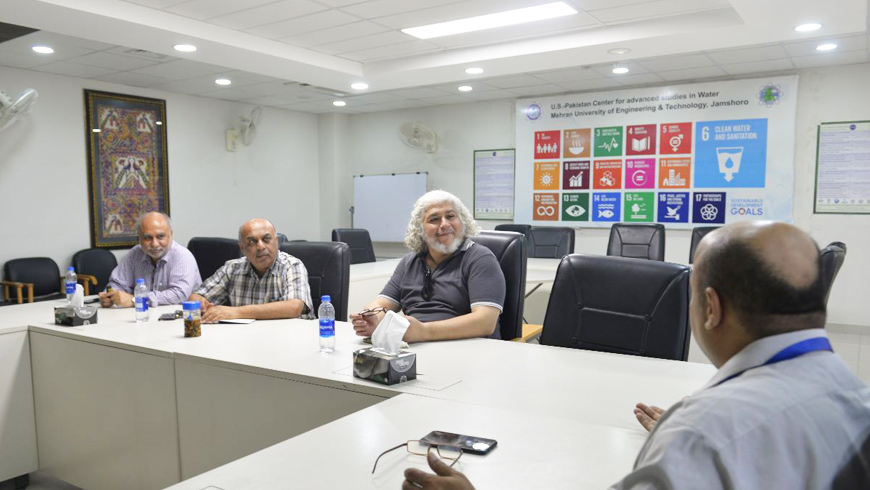 A World Bank delegation explores collaboration opportunities with USPCAS-W on climate resilience infrastructure at village level