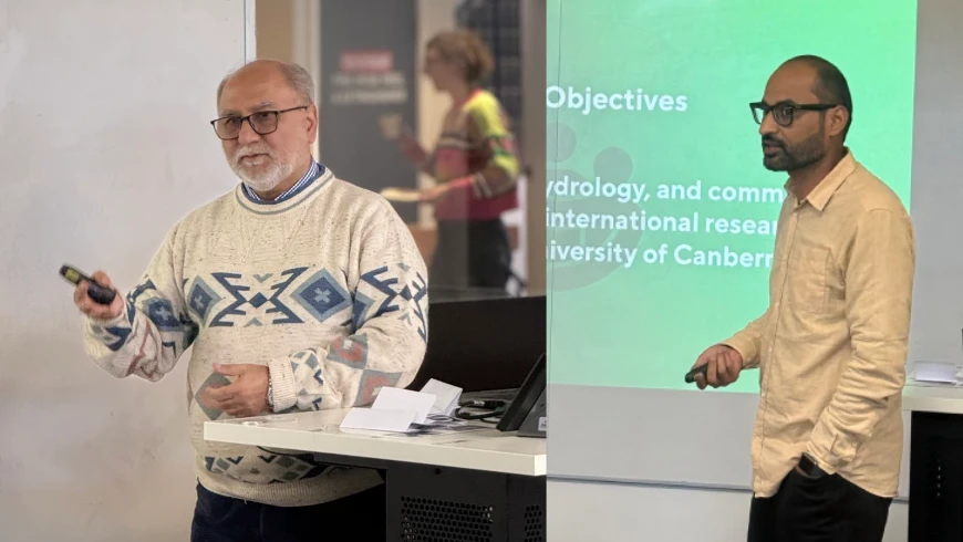 Advancing Digital Innovation and Salinity Solutions: USPCAS-W Presents at the University of Canberra
