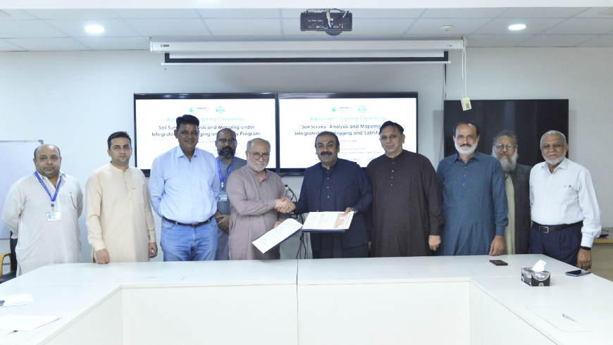 Agreement Signing Ceremony for Soil Survey and Mapping under the SWAT Project