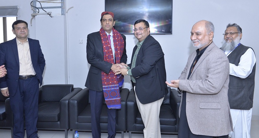 Chief Secretary Sindh Visits National Water Center (USPCAS-W, MUET), Jamshoro