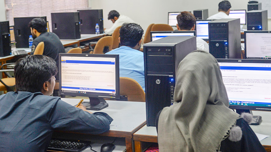 Computerized Pre-Entry Test Successfully Conducted for MS and PhD Programs of USPCAS-W at Mehran UET Jamshoro