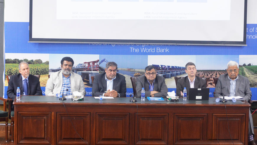 Consultative Workshop on Hydro-Agro Informatics (HAI) Centre Sindh Water & Agriculture Transformation Project held at U.S.- Pakistan Center for Advanced Studies in Water, Mehran UET Jamshoro