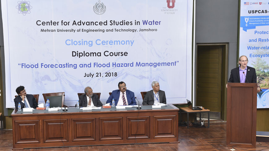 Diploma Course Concluded at MUET Water Center