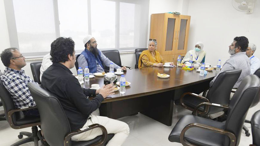 Director General of the National Institute of Oceanography Pakistan (NIO), Dr Samina Kidwai, visited the USPCAS-W