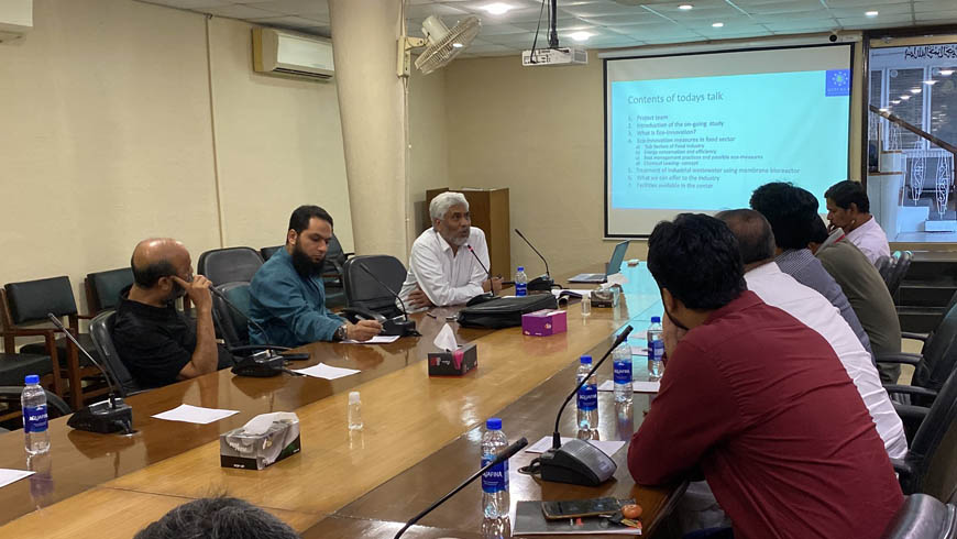 Focused Group Meeting (FGM) was held at the SITE Association of Industries, Karachi Office with Stakeholders of the Food Sector