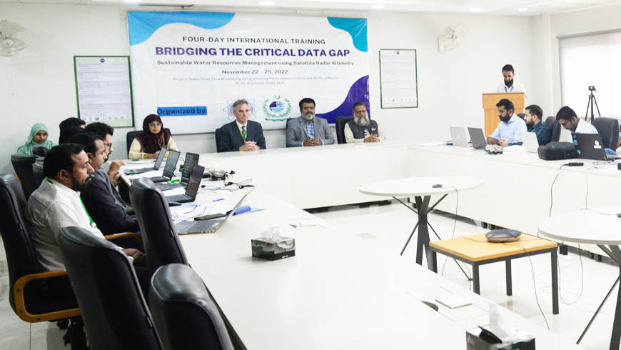 Four-day International Training on “Bridging The Critical Data Gap” Sustainable Water Resource Management using Satellite Altimetry Data