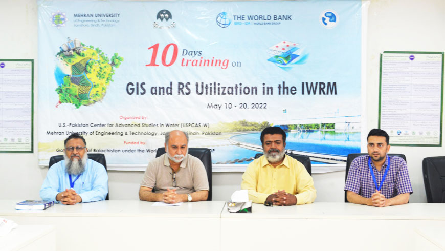 GIS and RS Utilization in IWRM for the Officials (Irrigation, Agriculture, Environment, Forest and Public Health Engineering) of the Government of Balochistan