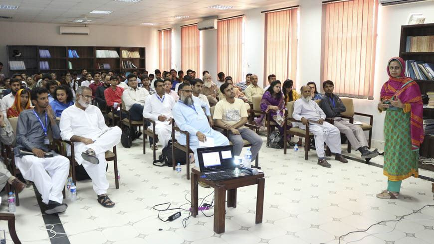 Graduate Seminar held at USPCAS-W MUET