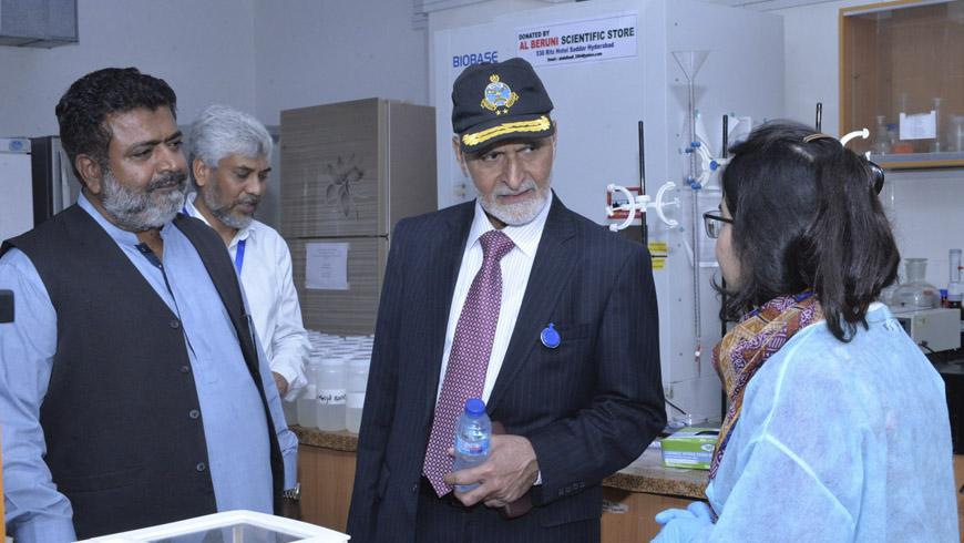Major General (R) Akber Saeed Awan visited U.S-Pakistan Center for Advanced Studies in Water