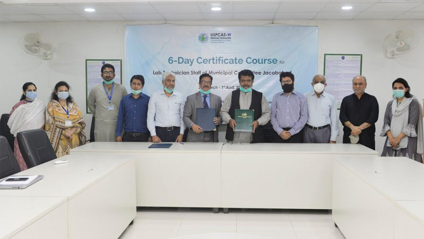 MOU signing ceremony and faculty meet-up between US. Pakistan Center for Advanced Studies in Water, MUET & Sindh Madaressa-Tul-Islam University, Karachi