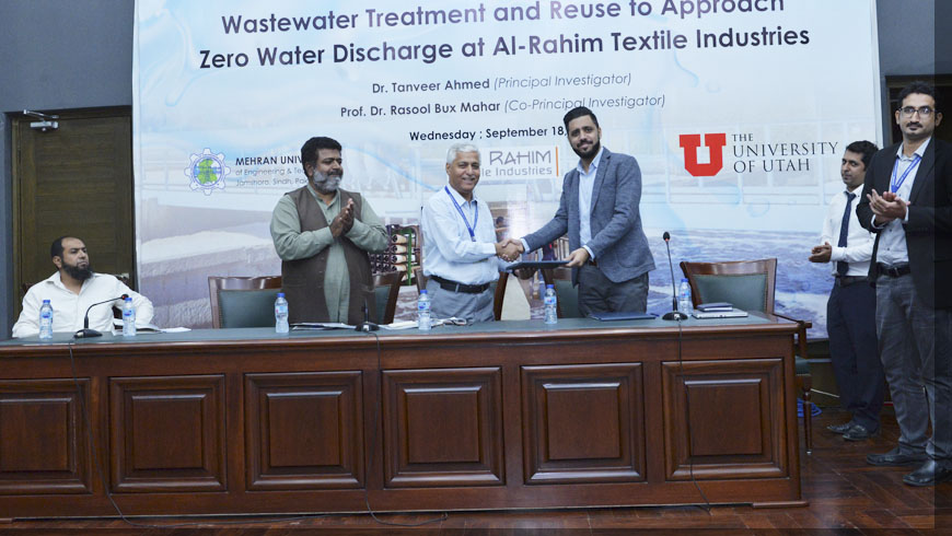 Project Completion Seminar on Wastewater Treatment and Reuse to Approach Zero Water Discharge at Al-Rahim Textile Industries