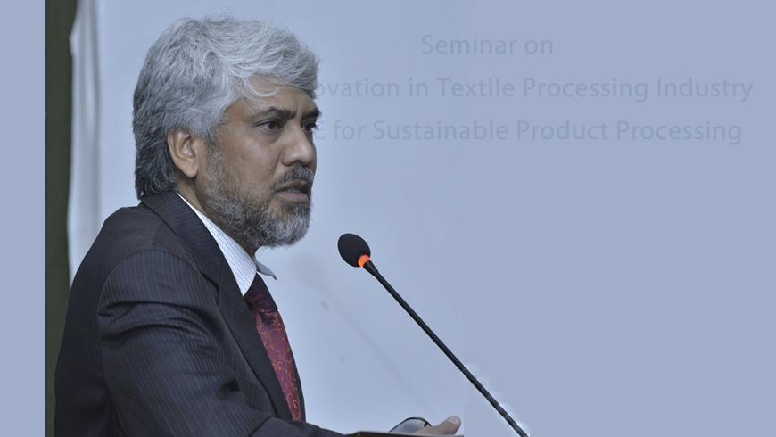 Seminar on Eco-Innovation in Textile Processing Industry of KITE for Sustainable Product Processing held at USPCAS-W