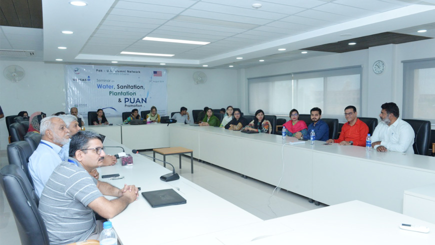 Seminar on “Water, Sanitation, Plantation and PUAN Promotion at Water Center MUET