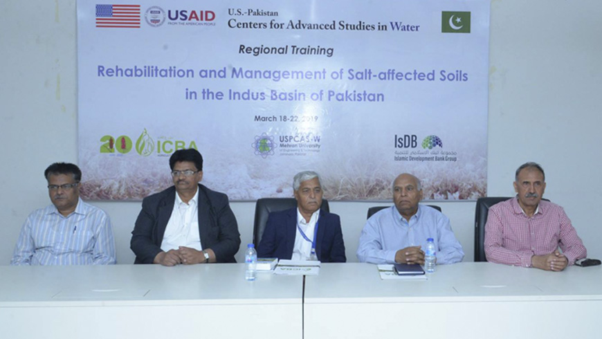 Training on Rehabilitation and Management of Salt-Affected Soils in the Indus Basin of Pakistan