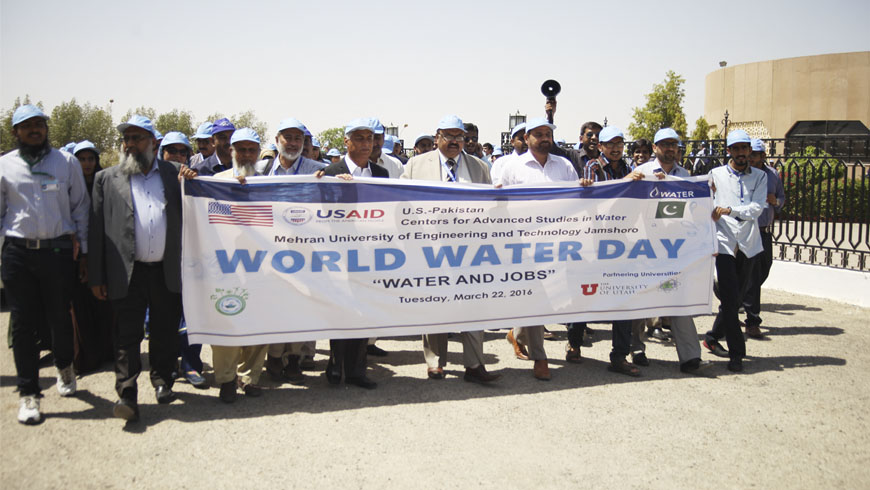 USAID Water Research Center of Mehran University Celebrated World Water Day