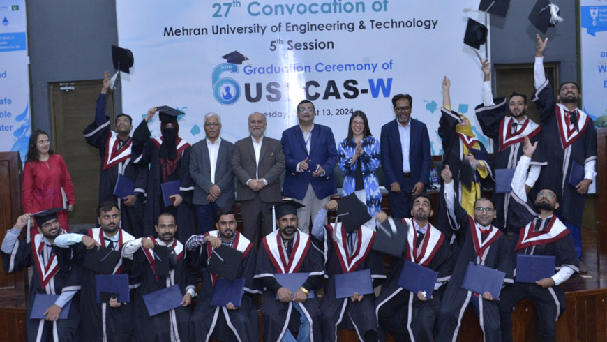 USPCAS-W Celebrates 6th Graduation Ceremony at Mehran University of Engineering & Technology