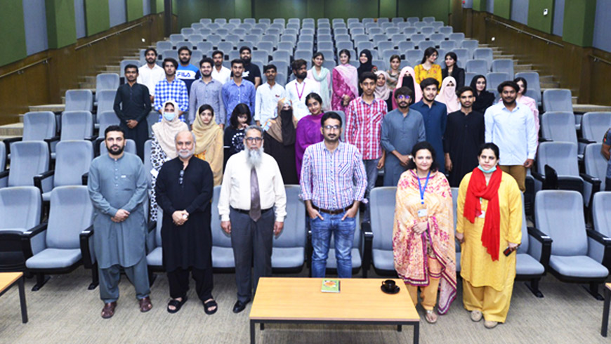 USPCAS-W hosted a Quality Assurance and Accreditation Awareness Seminar for Environmental Science, delivered by Dr. Abdul Ghaffar, Secretary NAEAC, HEC, Islamabad
