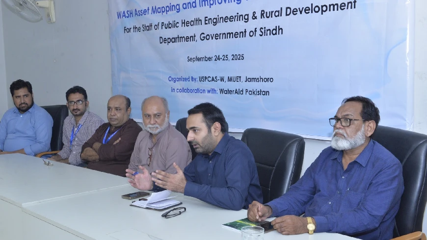 USPCAS-W in Collaboration with WaterAid Pakistan Hosts Two-Day Training on WASH Asset Mapping and Improving the Water Supply Schemes