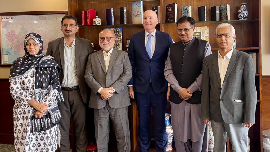 USPCAS-W (MUET) and Australian High Commissioner Discuss the Future of Agricultural and Water Research in Pakistan