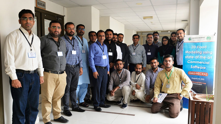 USPCAS-W organized an intensive three-day training program centered on 2D Flood Modeling