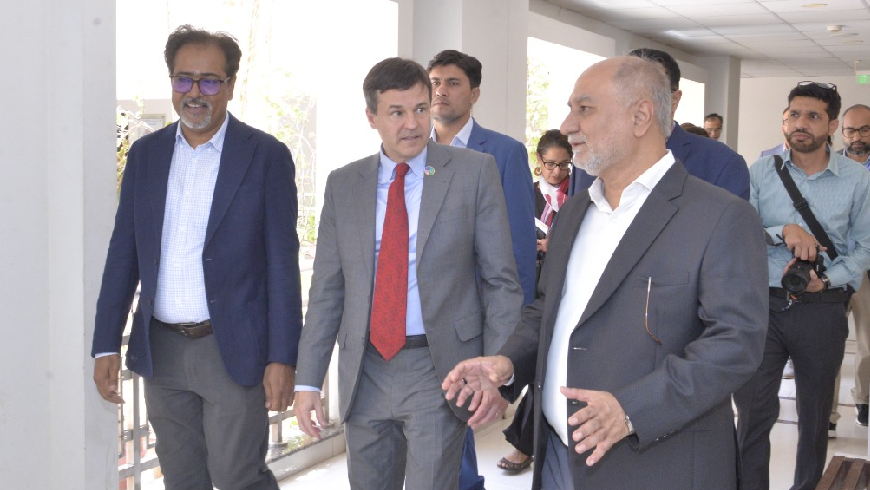 Visit of the U.S. Consul General to the U.S.-Pakistan Center for Advanced Studies in Water at Mehran University of Engineering & Technology