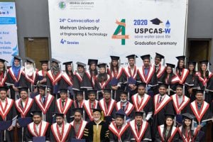 4th Graduation Ceremony of US.-Pakistan Center for Advanced Studies in Water at Mehran UET