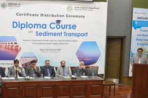 Diploma Course on Sediment Transport is held in the USPCAS-W Mehran UET Jamshoro