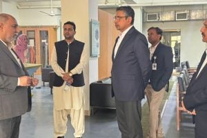 Visit of Engro Group CEO Mr Amir Iqbal at USPCASW Mehran UET Jamshoro